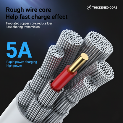 USB-C to Lightning Cable 2m - 30W PD Fast Charging - White