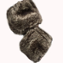 Women’s Faux Fur Arm Warmers – Plush Soft Cuffs – Elastic Winter Accessory
