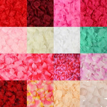 Artificial Silk Rose Petals (500–3000 pcs) – Romantic Wedding Decoration – Table or Aisle Scatter