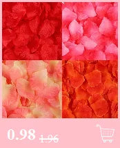 Artificial Silk Rose Petals (500–3000 pcs) – Romantic Wedding Decoration – Table or Aisle Scatter