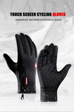 Winter Warm Men's Gloves Touchscreen Sport Women Outdoor Fishing Splash-proof Skiing Cycling Snowboard Nonslip Zipper Gloves