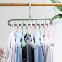 Smart Clothes Hanger Organizer – 9-Hole Space-Saving Magic Rack