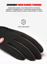 Winter Warm Men's Gloves Touchscreen Sport Women Outdoor Fishing Splash-proof Skiing Cycling Snowboard Nonslip Zipper Gloves