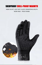 Winter Warm Men's Gloves Touchscreen Sport Women Outdoor Fishing Splash-proof Skiing Cycling Snowboard Nonslip Zipper Gloves