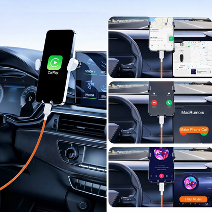 USB-C to USB-C Fast Charging Cable – Durable Orange Braided Design - Perfect for iPhone 17 Pro Max and other latest models