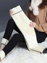 Women’s High-Waist Thermal Leggings – Fleece-Lined Slim Fit – Winter Warm