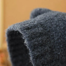 Winter Plush Beanie – Cute Bear-Ear Wool Hat – Warm Lace-Up Knitted Cap