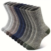 Men’s Merino Wool Hiking Socks – Super-Thick Thermal – Cold-Weather Outdoor Wear (5 Pairs)