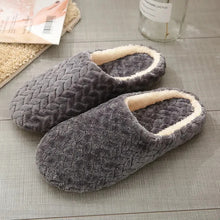 Unisex Fluffy Home Slippers – Soft Lightweight Indoor Slides – Anti-Slip Comfort