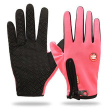 Winter Warm Men's Gloves Touchscreen Sport Women Outdoor Fishing Splash-proof Skiing Cycling Snowboard Nonslip Zipper Gloves