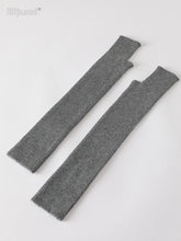 Women’s Long Knitted Fingerless Gloves – Y2K Thermal Arm Warmers 40–60 cm