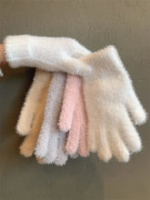 Women’s Mink Velvet Gloves – Plush Warm Five-Finger – Outdoor Cycling Cold-Proof