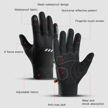 Men’s Waterproof Cycling Gloves – Thermal Fleece – Touchscreen Outdoor Winter Sport