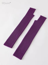 Women’s Long Knitted Fingerless Gloves – Y2K Thermal Arm Warmers 40–60 cm