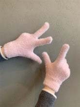 Women’s Mink Velvet Gloves – Plush Warm Five-Finger – Outdoor Cycling Cold-Proof