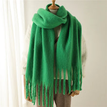 Winter Cashmere Scarf – Unisex Thick Pashmina Wrap – Soft Long Blanket Shawl