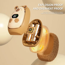 Plush Hand Warmer Winter Mini Portable Three-speed Adjustment Battery Life Long-lasting Smart Temperature Control Hand Warmer