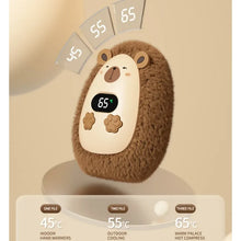 Plush Hand Warmer Winter Mini Portable Three-speed Adjustment Battery Life Long-lasting Smart Temperature Control Hand Warmer