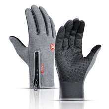 Winter Warm Men's Gloves Touchscreen Sport Women Outdoor Fishing Splash-proof Skiing Cycling Snowboard Nonslip Zipper Gloves