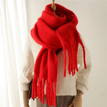 Winter Cashmere Scarf – Unisex Thick Pashmina Wrap – Soft Long Blanket Shawl