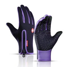 Winter Warm Men's Gloves Touchscreen Sport Women Outdoor Fishing Splash-proof Skiing Cycling Snowboard Nonslip Zipper Gloves