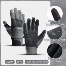 Men’s Waterproof Cycling Gloves – Thermal Fleece – Touchscreen Outdoor Winter Sport