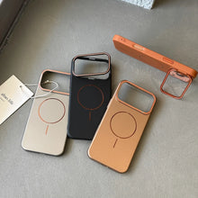 For Magsafe Lens Bracket Phone Case For iPhone 17 Pro Max 16 15 14 Pro Max 17 Air Holder Magnetic Charging Shockproof Cover