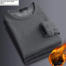 Men’s Thermal Long-Sleeve Shirt – Fleece Base Layer – Plus-Velvet Winter Warmth