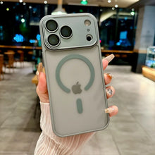 Magnetic Matte Translucent Armor Shockproof Case For iPhone 17 Air /17 Pro/17 Pro Max Magsafe Wireless Charge Cover