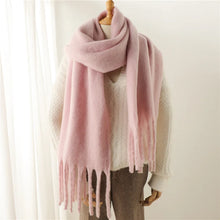 Winter Cashmere Scarf – Unisex Thick Pashmina Wrap – Soft Long Blanket Shawl