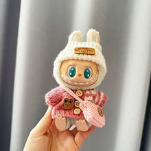 Labubu Sitting Party Doll – Mini Plush Bunny Sweater – Collectible Series I & II