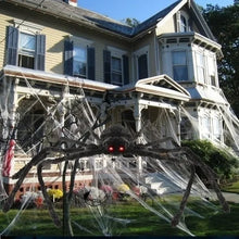 30cm/50cm/75cm/90cm/125cm/150cm/200cm Halloween Giant Black Spider Decoration Haunted House Prop Indoor Outdoor Decor