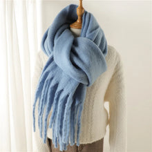 Winter Cashmere Scarf – Unisex Thick Pashmina Wrap – Soft Long Blanket Shawl