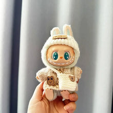 Labubu Sitting Party Doll – Mini Plush Bunny Sweater – Collectible Series I & II