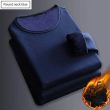 Men’s Thermal Long-Sleeve Shirt – Fleece Base Layer – Plus-Velvet Winter Warmth
