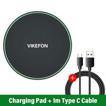 30W Wireless Charger Pad – Fast Induction Charging for iPhone, Samsung & More