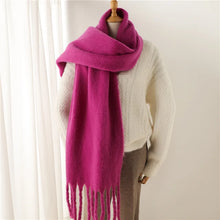 Winter Cashmere Scarf – Unisex Thick Pashmina Wrap – Soft Long Blanket Shawl