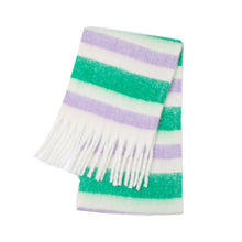 Women’s Cashmere Winter Scarf – Thick Warm Pashmina Shawl – Soft Rainbow Tassel Wrap