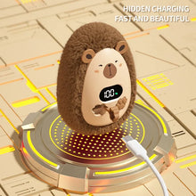 Plush Hand Warmer Winter Mini Portable Three-speed Adjustment Battery Life Long-lasting Smart Temperature Control Hand Warmer
