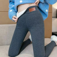 Women’s High-Waist Thermal Leggings – Fleece-Lined Slim Fit – Winter Warm