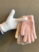 Women’s Mink Velvet Gloves – Plush Warm Five-Finger – Outdoor Cycling Cold-Proof