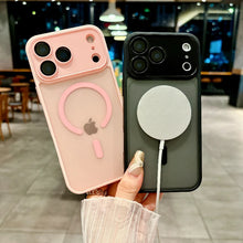 Magnetic Matte Translucent Armor Shockproof Case For iPhone 17 Air /17 Pro/17 Pro Max Magsafe Wireless Charge Cover