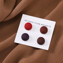 Magnetic Hijab Pins (8 pcs) – Strong Matte Brooch Buttons – Secure Headscarf Accessory