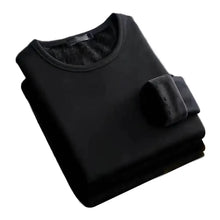 Men’s Thermal Long-Sleeve Shirt – Fleece Base Layer – Plus-Velvet Winter Warmth