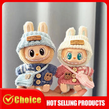 Labubu Sitting Party Doll – Mini Plush Bunny Sweater – Collectible Series I & II