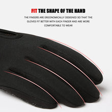 Winter Warm Men's Gloves Touchscreen Sport Women Outdoor Fishing Splash-proof Skiing Cycling Snowboard Nonslip Zipper Gloves