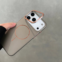 For Magsafe Lens Bracket Phone Case For iPhone 17 Pro Max 16 15 14 Pro Max 17 Air Holder Magnetic Charging Shockproof Cover