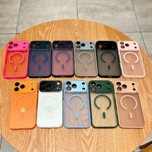 Magnetic Matte Translucent Armor Shockproof Case For iPhone 17 Air /17 Pro/17 Pro Max Magsafe Wireless Charge Cover