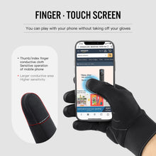 Men’s Waterproof Cycling Gloves – Thermal Fleece – Touchscreen Outdoor Winter Sport