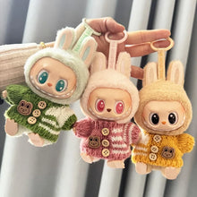 Labubu Sitting Party Doll – Mini Plush Bunny Sweater – Collectible Series I & II